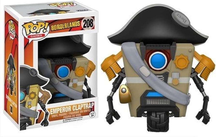 Borderlands: Emperor Claptrap (208) - Funko Pop! Vinyl