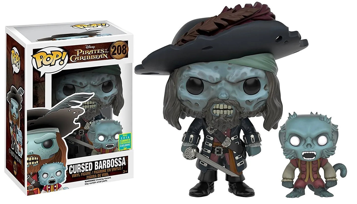 Pirates of the Caribbean: Cursed Barbossa (208) - Funko Pop! – Dragons Of  The Coast