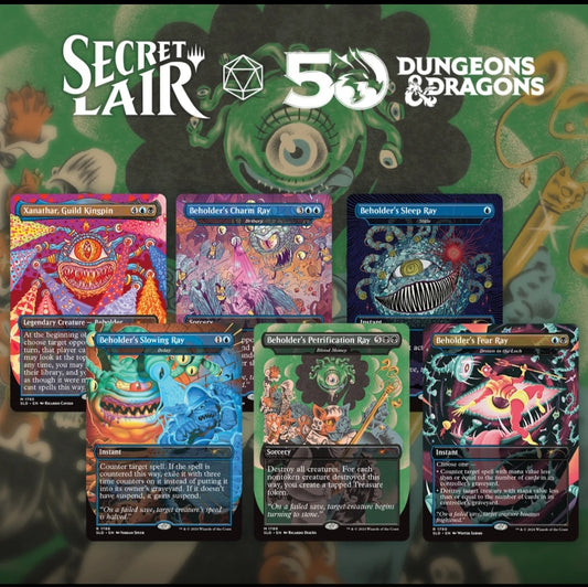 Magic Secret Lair x DND Death is in the Eyes of the Beholder I FOIL