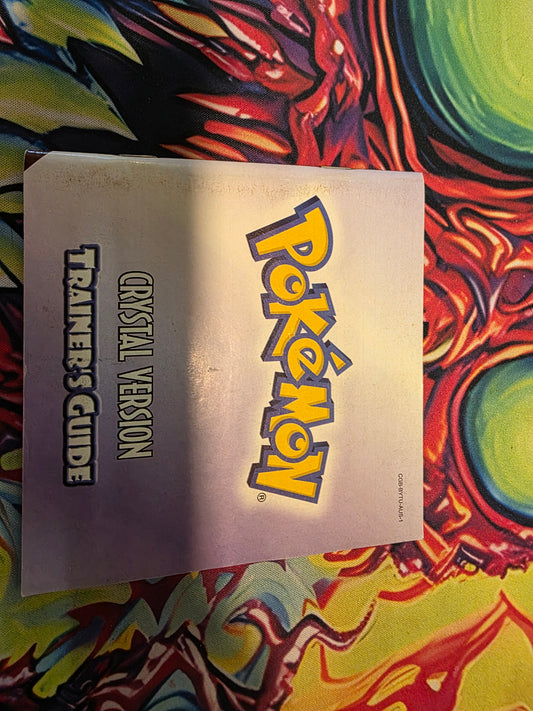 Pokemon Crystal version Trainer Guide 2nd hand used condition