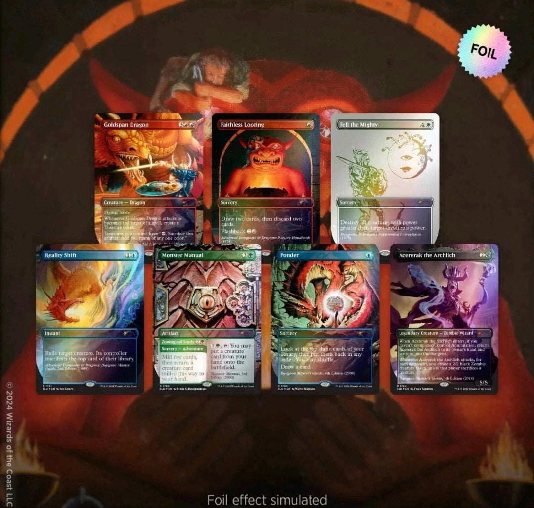 Magic Secret Lair x Dungeons & Dragons: An Exhibition of Adventure - Rainbow Foil