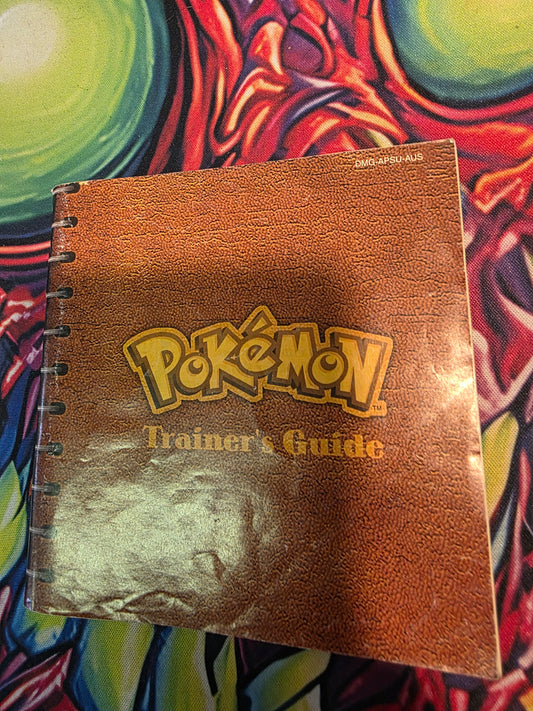 1999 Pokemon yellow trainer guide/rule book 2nd hand average condition